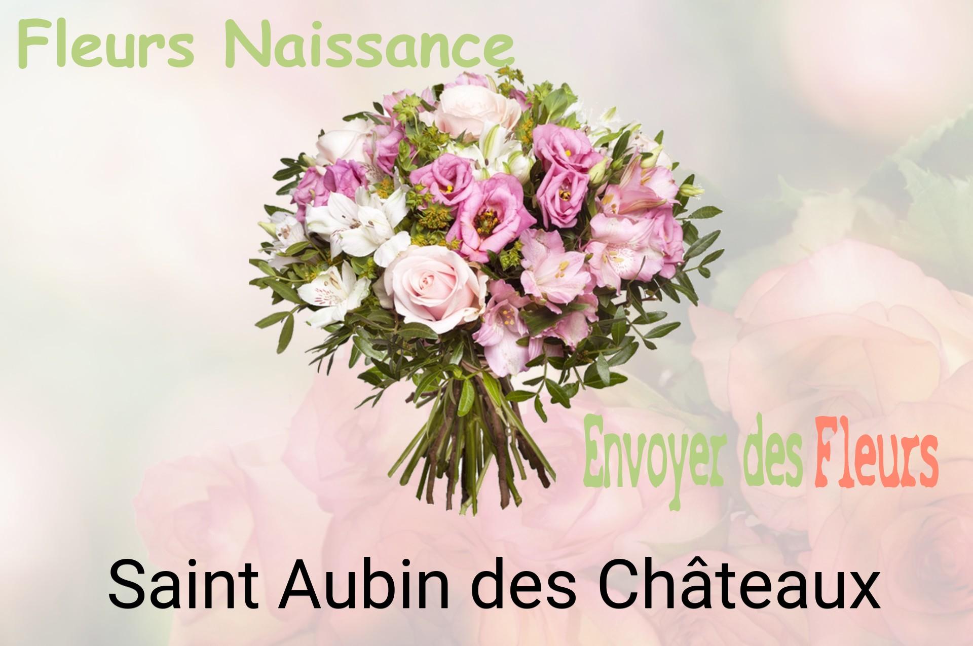 Bouquet de fleurs de naissance livré à Saint-Aubin-des-Châteaux